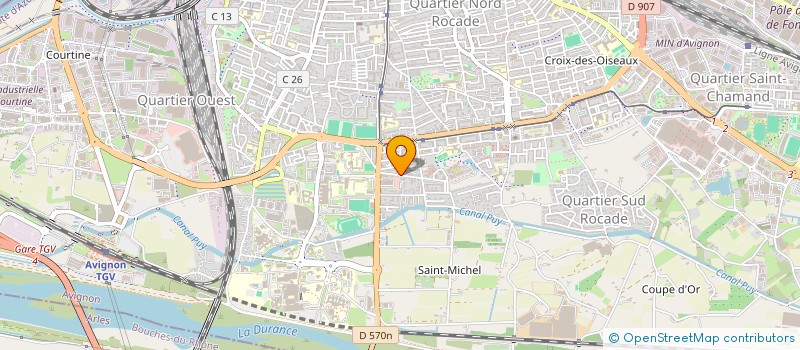 localisation de l'entreprise MONSIEUR RAMESH SULTANI  AVIGNON