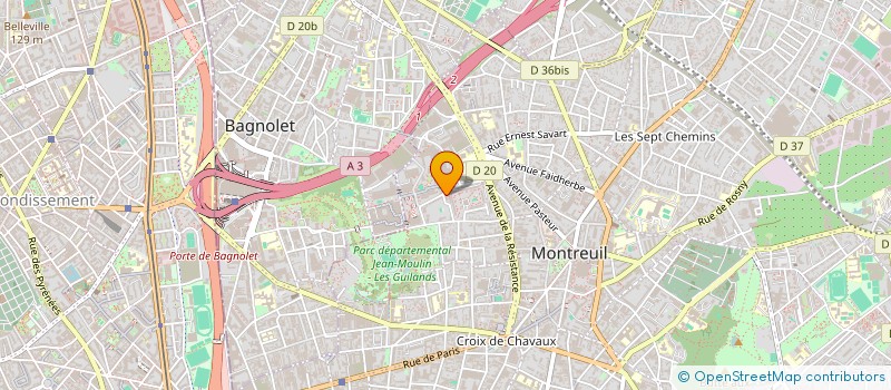localisation de l'entreprise MONSIEUR RAMEZ NOURT  MONTREUIL