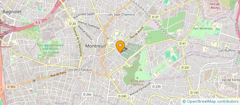 localisation de l'entreprise MONSIEUR RAMI ABDI à MONTREUIL