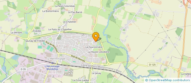 localisation de l'entreprise MONSIEUR RAMI AL HUSSEIN  L'HERMITAGE