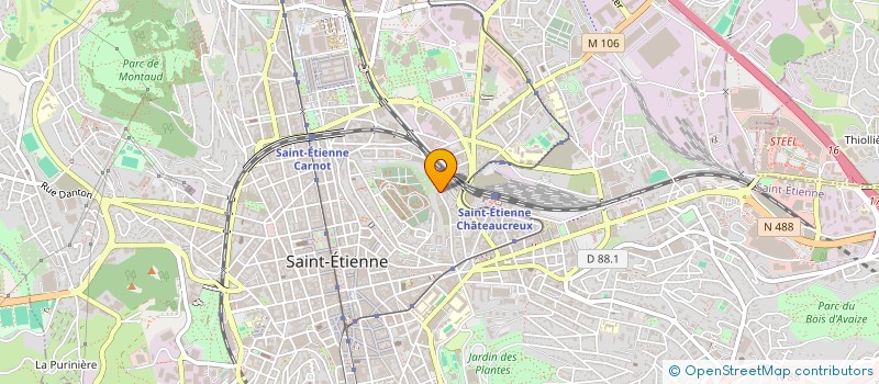 localisation de l'entreprise MONSIEUR RAMI AL SAADI  SAINT-ETIENNE