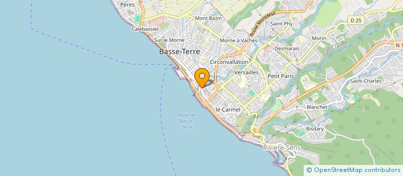 localisation de l'entreprise MONSIEUR RAMI ALKASSIS à BASSE-TERRE