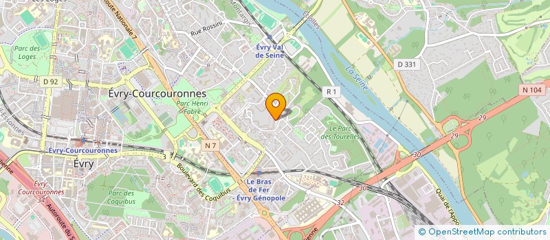 localisation de l'entreprise MONSIEUR RAMI ATTIA à EVRY-COURCOURONNES