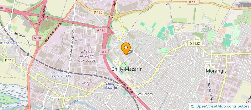 localisation de l'entreprise MONSIEUR RAMI BEN AMOR à CHILLY-MAZARIN