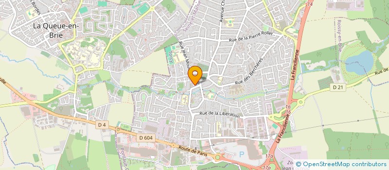 localisation de l'entreprise MONSIEUR RAMI BEN MOHAMED à PONTAULT-COMBAULT