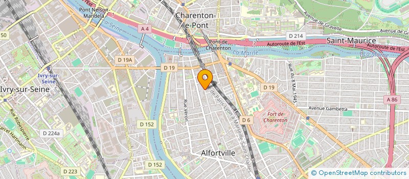 localisation de l'entreprise MONSIEUR RAMI BENHAMED à ALFORTVILLE