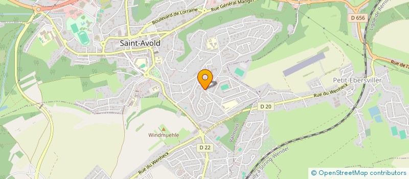 localisation de l'entreprise MONSIEUR RAMI CHAMSUDDINE  SAINT-AVOLD