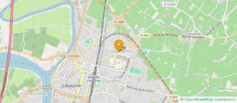 localisation de l'entreprise MONSIEUR RAMI CHREIH  LIBOURNE