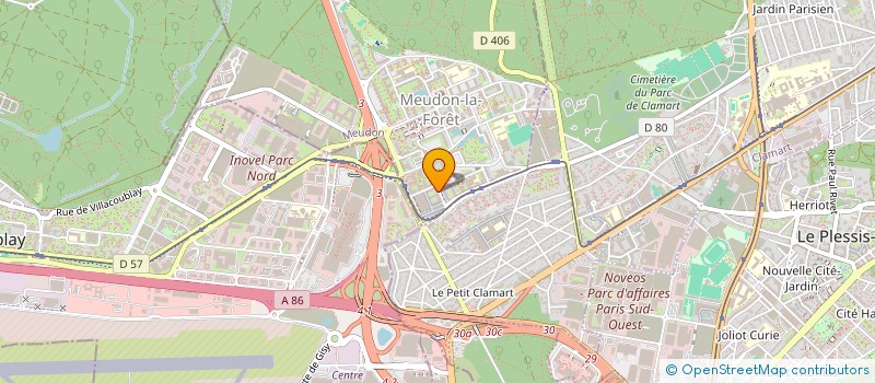 localisation de l'entreprise MONSIEUR RAMI DAGHER  MEUDON