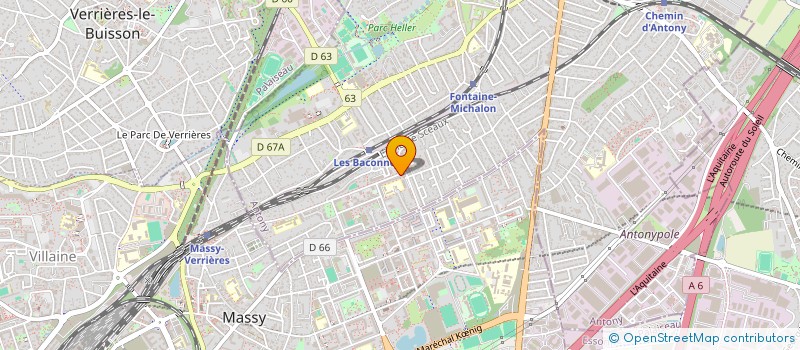 localisation de l'entreprise MONSIEUR RAMI DALI à ANTONY