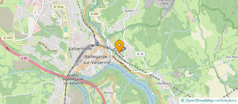 localisation de l'entreprise MONSIEUR RAMI EL BOUGHANMI à VALSERHONE