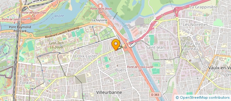 localisation de l'entreprise MONSIEUR RAMI-HISSAM SMAALI  VILLEURBANNE