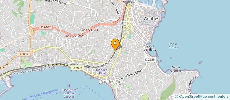 localisation de l'entreprise MONSIEUR RAMI KAZMA  ANTIBES