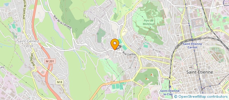 localisation de l'entreprise MONSIEUR RAMI KHADRAOUI  SAINT-ETIENNE