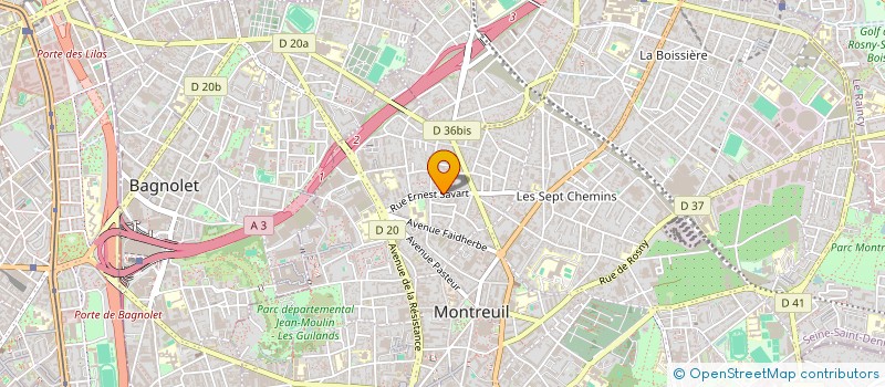 localisation de l'entreprise MONSIEUR RAMI LAKTI à MONTREUIL