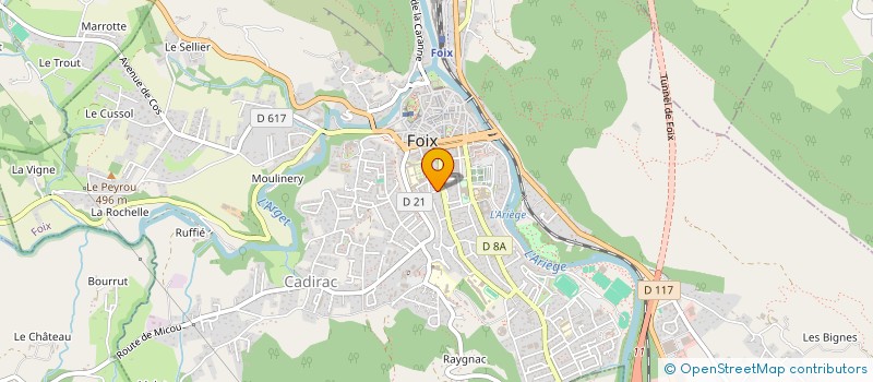 localisation de l'entreprise MONSIEUR RAMI NASIROU  FOIX