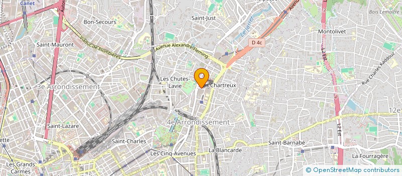 localisation de l'entreprise MONSIEUR RAMI RAHMANI à MARSEILLE 4EME