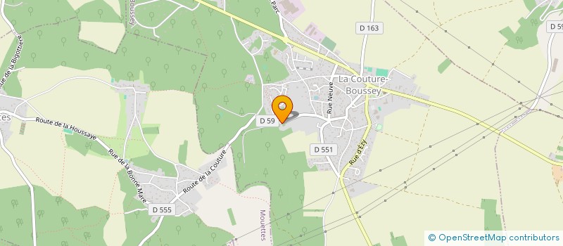 localisation de l'entreprise MONSIEUR RAMI RODRIGUES  LA COUTURE-BOUSSEY