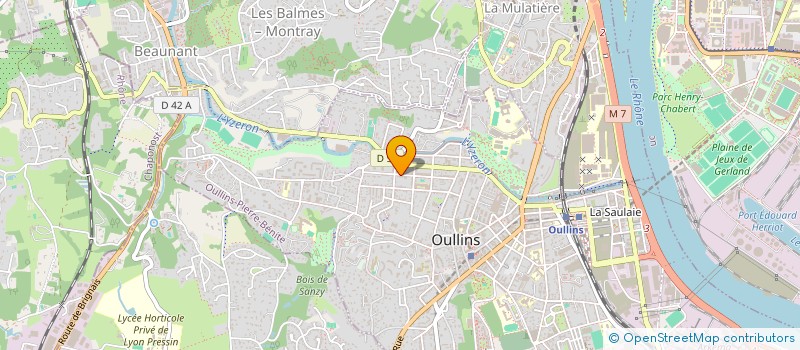 localisation de l'entreprise MONSIEUR RAMI SDIRI  OULLINS-PIERRE-BENITE