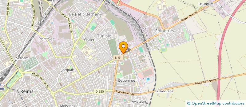 localisation de l'entreprise MONSIEUR RAMI YOUNIS  REIMS