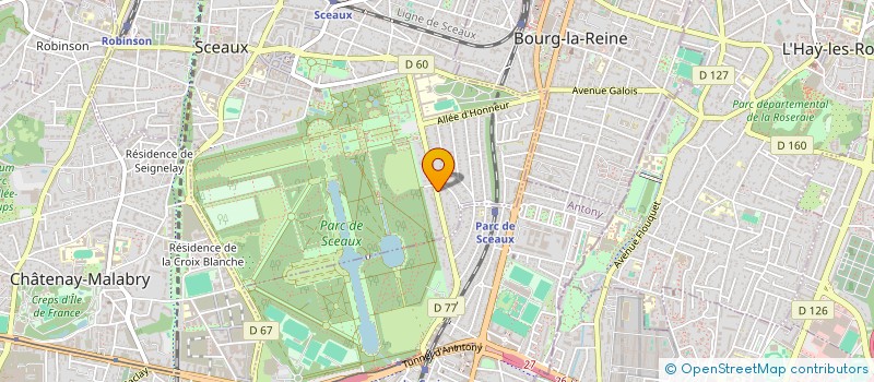 localisation de l'entreprise MONSIEUR RAMI ZAHWA à SCEAUX