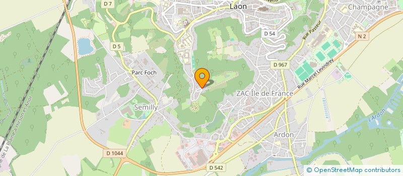 localisation de l'entreprise MONSIEUR RAMIN BAHRAMUDDIN à LAON