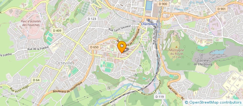 localisation de l'entreprise MONSIEUR RAMIN EBRAHIM KHEL  CHERBOURG-EN-COTENTIN