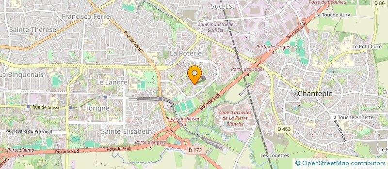 localisation de l'entreprise MONSIEUR RAMIN HABIBI  RENNES