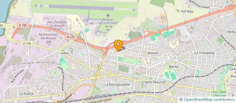 localisation de l'entreprise MONSIEUR RAMIN MOHAMMADI  LA ROCHELLE