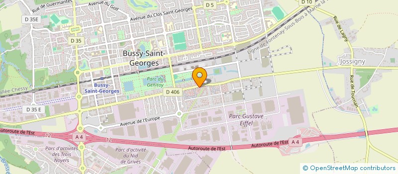 localisation de l'entreprise MONSIEUR RAMIN NARIMANI  BUSSY-SAINT-GEORGES