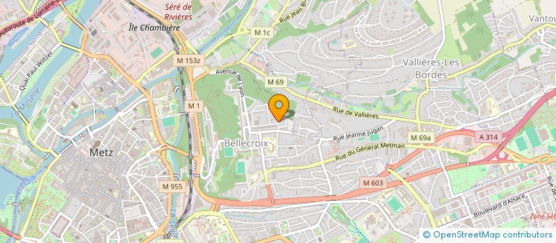 localisation de l'entreprise MONSIEUR RAMIN OUSMANI  METZ