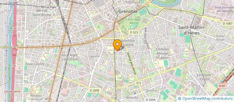 localisation de l'entreprise MONSIEUR RAMIN SAFI  GRENOBLE