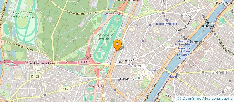 localisation de l'entreprise MONSIEUR RAMIN VOSOUGHI  PARIS