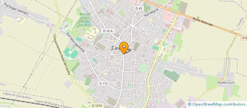 localisation de l'entreprise MONSIEUR RAMINE MECHERI  CAUDRY