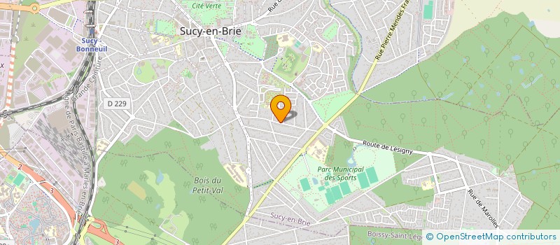 localisation de l'entreprise MONSIEUR RAMIRO CARREIRA  SUCY-EN-BRIE