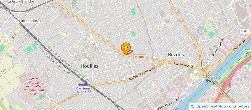 localisation de l'entreprise MONSIEUR RAMIRO DE JESUS ALVES  HOUILLES