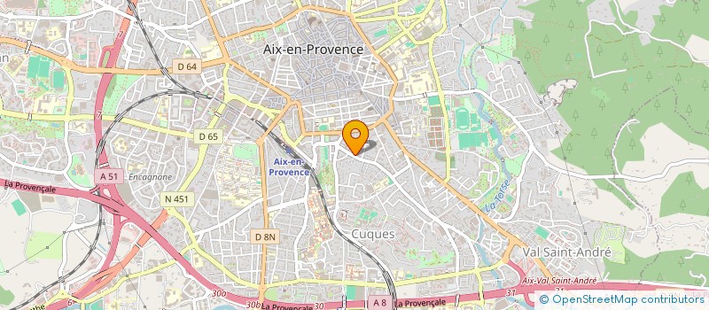 localisation de l'entreprise MONSIEUR RAMIRO DE SA à AIX-EN-PROVENCE