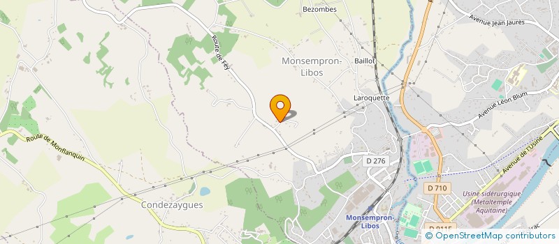 localisation de l'entreprise MONSIEUR RAMIRO EIRA CALVO  MONSEMPRON-LIBOS