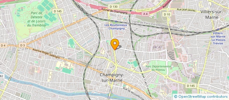 localisation de l'entreprise MONSIEUR RAMIRO FERREIRA à CHAMPIGNY-SUR-MARNE