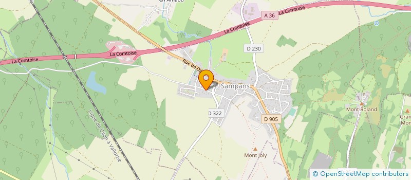 localisation de l'entreprise MONSIEUR RAMIRO LOPES DEALMEIDA  SAMPANS