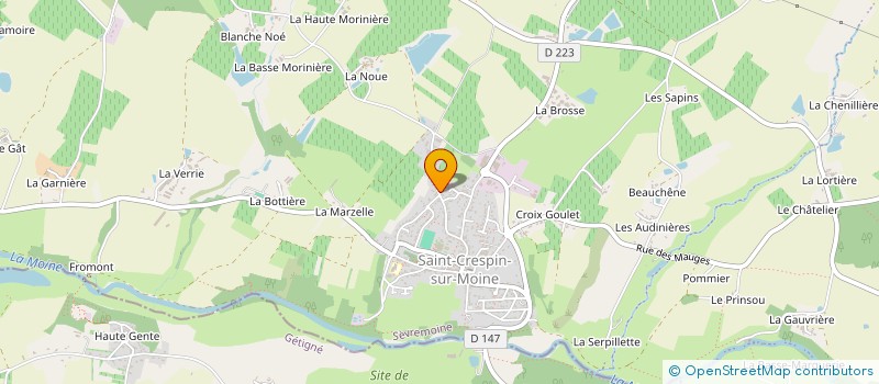 localisation de l'entreprise MONSIEUR RAMIRO MARQUES  SEVREMOINE