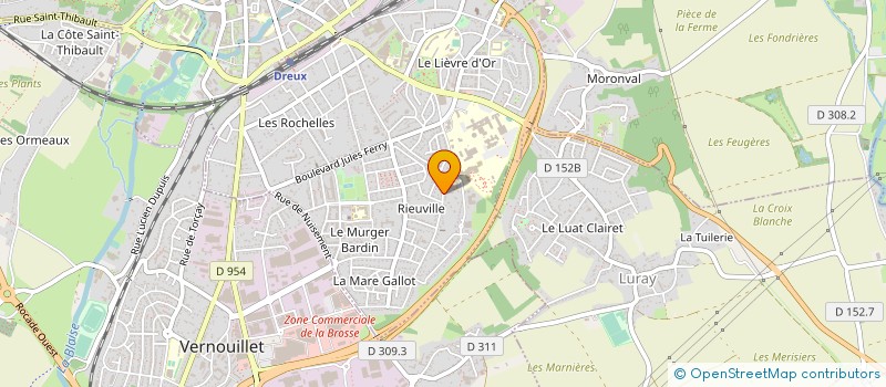 localisation de l'entreprise MONSIEUR RAMIRO NUNES à DREUX