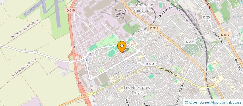 localisation de l'entreprise MONSIEUR RAMISH HASAM  LA CHAPELLE-SAINT-LUC