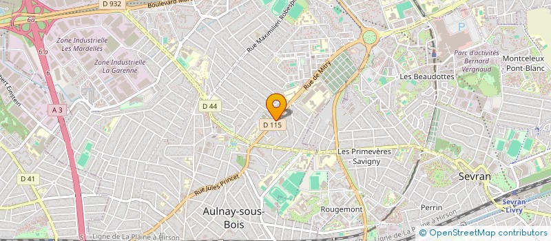 localisation de l'entreprise MONSIEUR RAMIY ALLAM à AULNAY-SOUS-BOIS