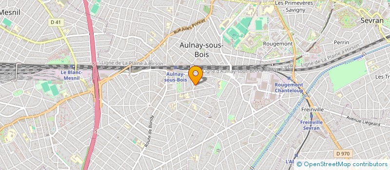 localisation de l'entreprise MONSIEUR RAMIZ RAMDEDOVIC à AULNAY-SOUS-BOIS