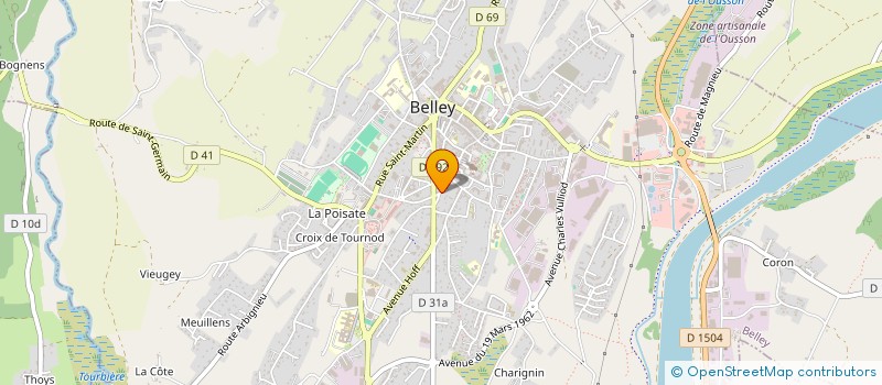 localisation de l'entreprise MONSIEUR RAMIZ SELMANI à BELLEY