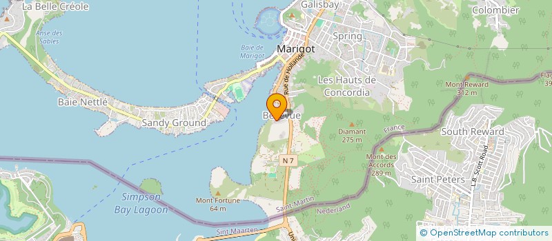 localisation de l'entreprise MONSIEUR RAMIZ TIRKAWI  SAINT MARTIN