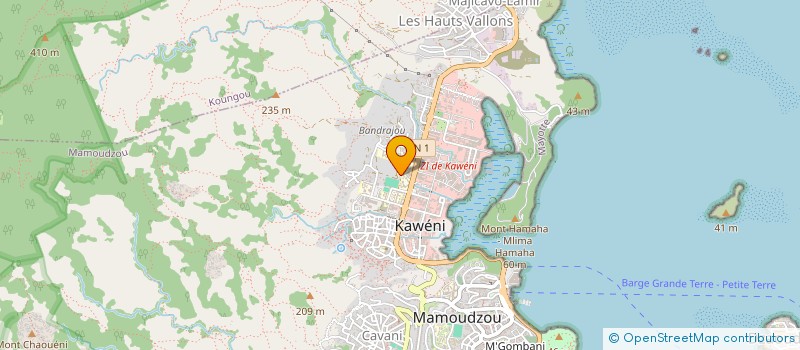 localisation de l'entreprise MONSIEUR RAMJANALY ISSACK à MAMOUDZOU