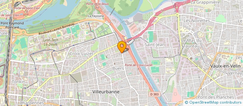 localisation de l'entreprise MONSIEUR RAMO JUGOVIC  VILLEURBANNE