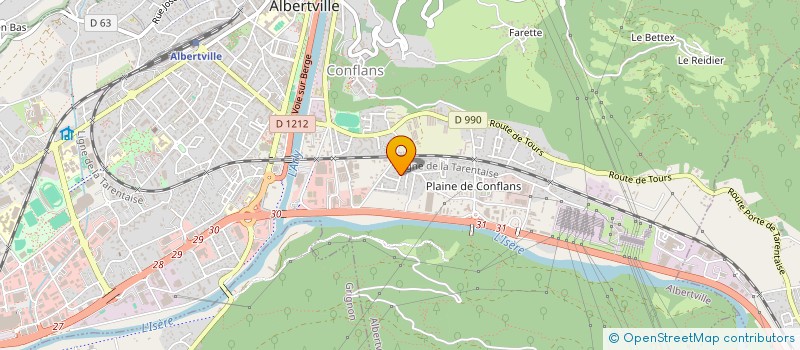 localisation de l'entreprise MONSIEUR RAMON CARLIN CONDE à ALBERTVILLE
